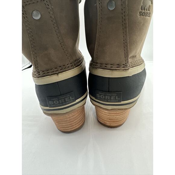 Sorel Slimpack Lace II Lined Waterproof boots Gray 11 23-04 - Picture 7 of 16